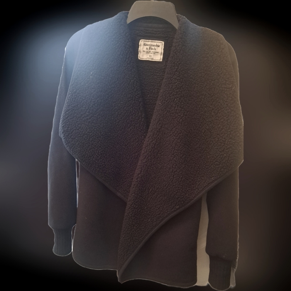 Abercrombie sherpa jacket cardigan